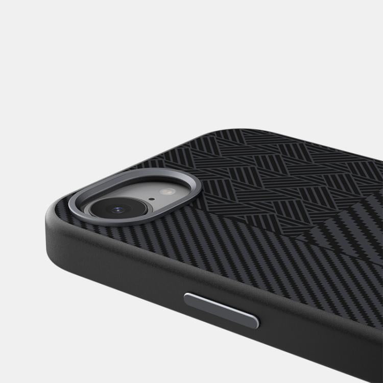 For iPhone 17e / 16e ABEEL 6D Micro Relief MagSafe Magnetic Phone Case