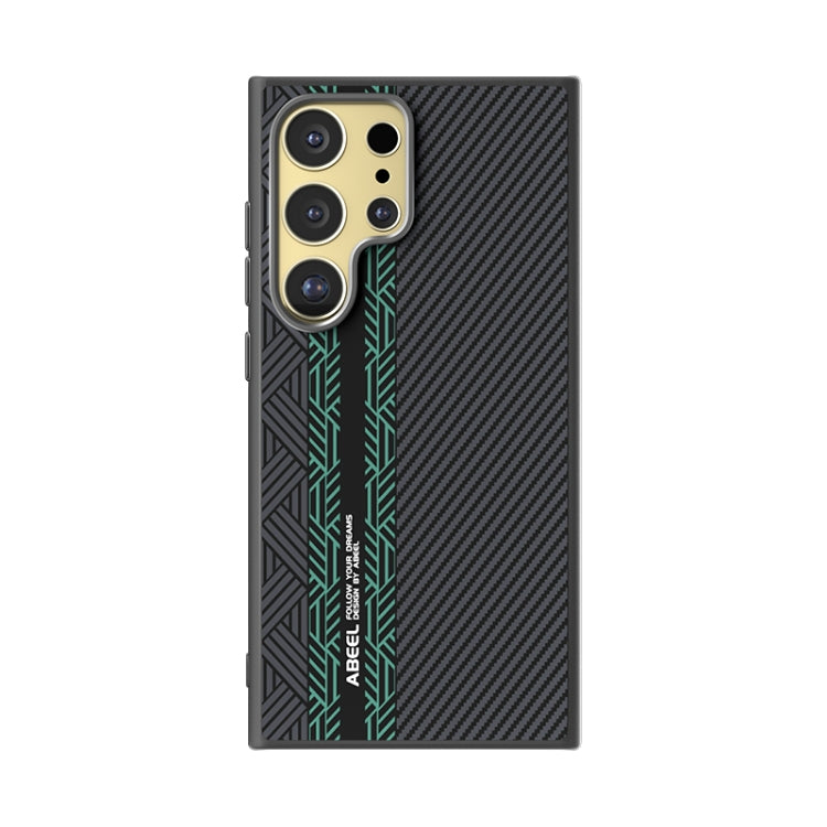 For Samsung Galaxy S24 Ultra 5G ABEEL 6D Micro Relief MagSafe Magnetic Phone Case