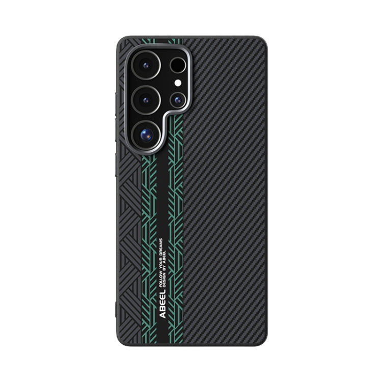 For Samsung Galaxy S25 Ultra 5G ABEEL 6D Micro Relief MagSafe Magnetic Phone Case