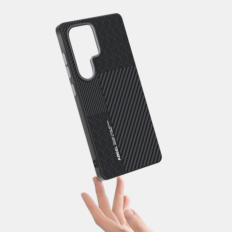 For Samsung Galaxy S25 Ultra 5G ABEEL 6D Micro Relief MagSafe Magnetic Phone Case