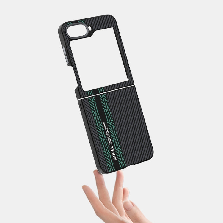 For Samsung Galaxy Z Flip6 5G ABEEL 6D Micro Relief MagSafe Magnetic Phone Case