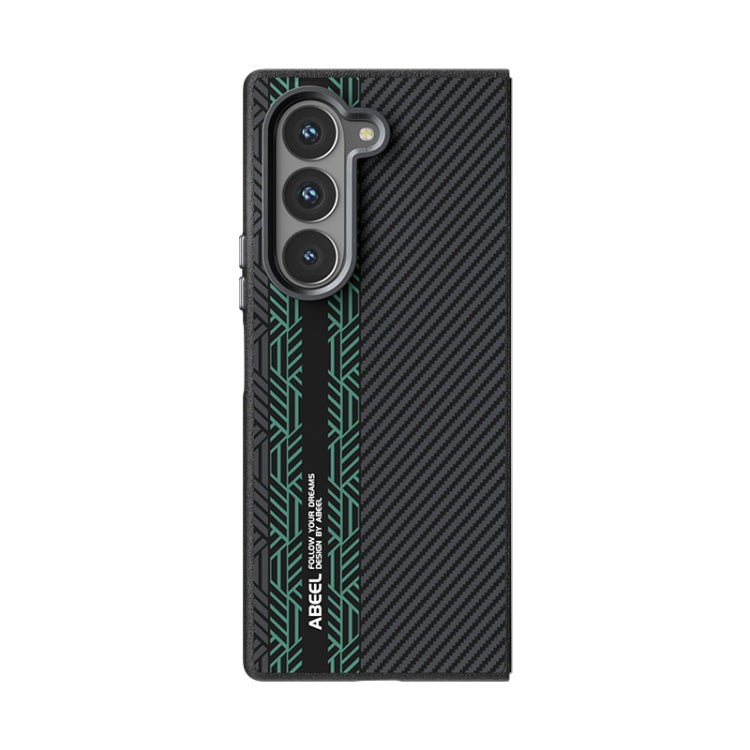 For Samsung Galaxy Z Fold6 5G ABEEL 6D Micro Relief MagSafe Magnetic Phone Case