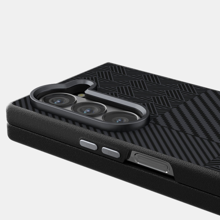 For Samsung Galaxy Z Fold6 5G ABEEL 6D Micro Relief MagSafe Magnetic Phone Case