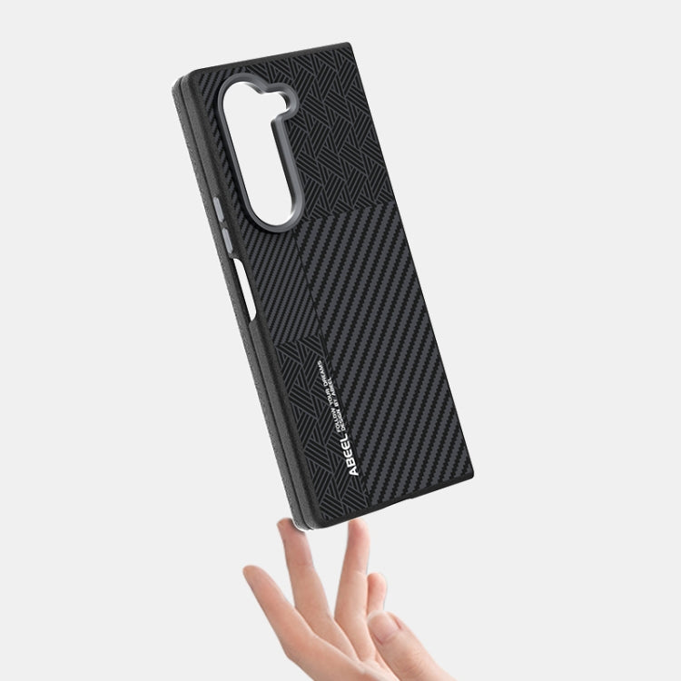 For Samsung Galaxy Z Fold6 5G ABEEL 6D Micro Relief MagSafe Magnetic Phone Case