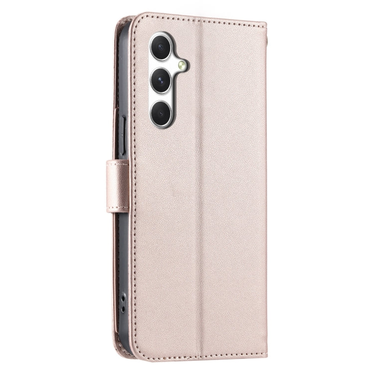 For Samsung Galaxy A25 5G Ring Buckle Rhombic Leather Phone Case