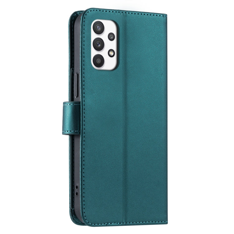 For Samsung Galaxy A53 Ring Buckle Rhombic Leather Phone Case