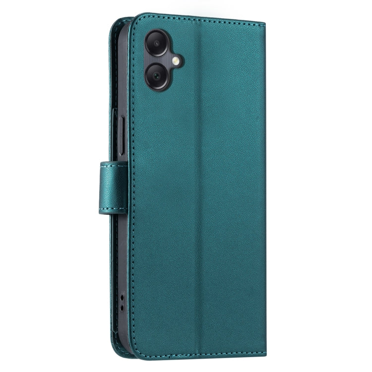 For Samsung Galaxy A06 4G Ring Buckle Rhombic Leather Phone Case