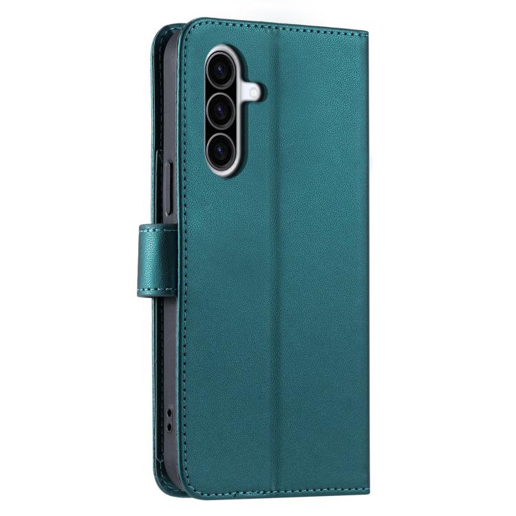 For Samsung Galaxy A36 5G Ring Buckle Rhombic Leather Phone Case