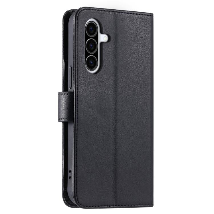 For Samsung Galaxy A36 5G Ring Buckle Rhombic Leather Phone Case