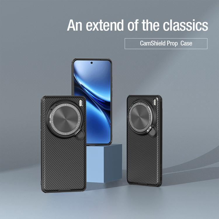 For vivo X200 Pro NILLKIN CamShield Prop MagSafe Magnetic PC Phone Case - Black