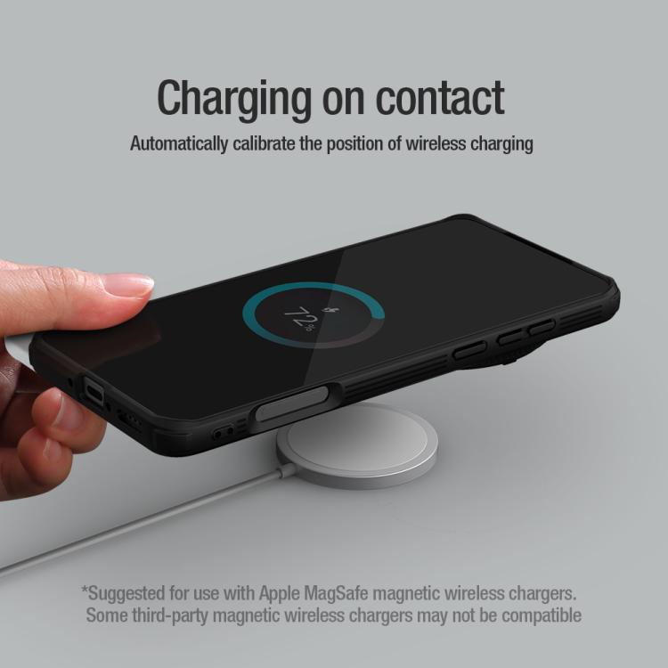 For vivo X200 Ultra NILLKIN CamShield Prop MagSafe Magnetic PC Phone Case - Black