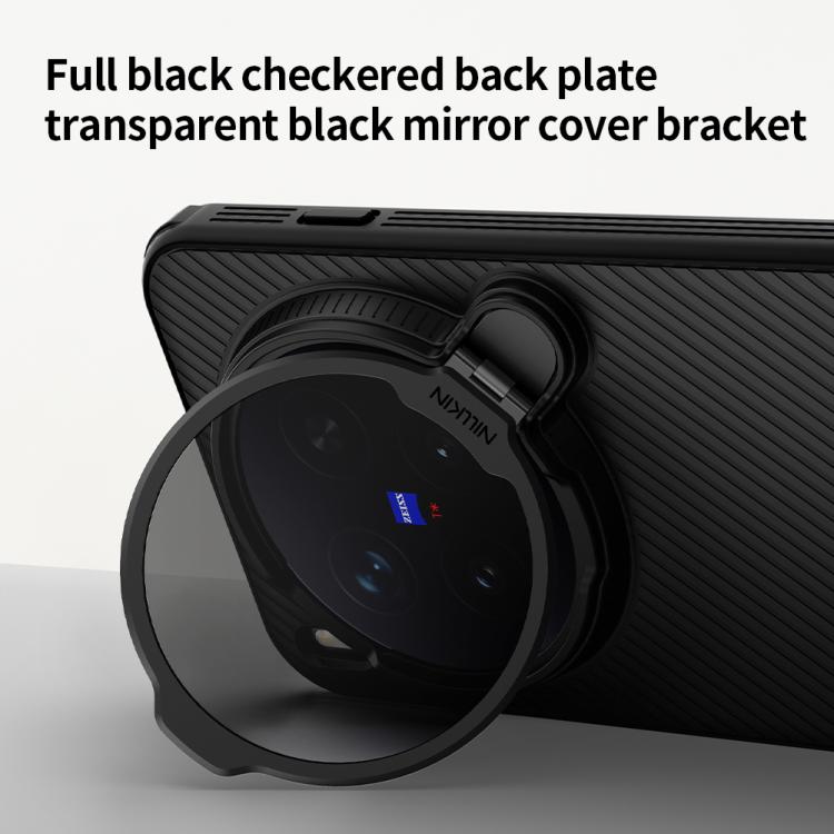 For vivo X300 Pro NILLKIN CamShield Prop MagSafe Magnetic PC Phone Case - Black