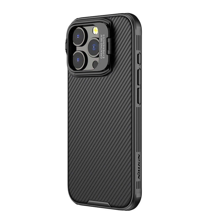 For iPhone 16 Pro Max NILLKIN CamShield Prop MagSafe Magnetic PC Phone Case with Frame - Black