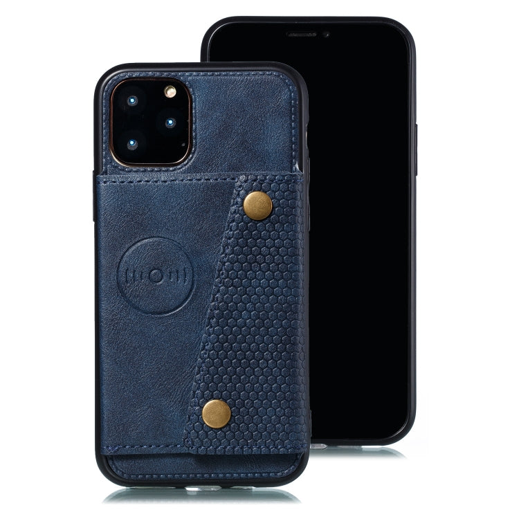 For iPhone 12 / 12 Pro Leather Protective Case with Holder & Card Slots