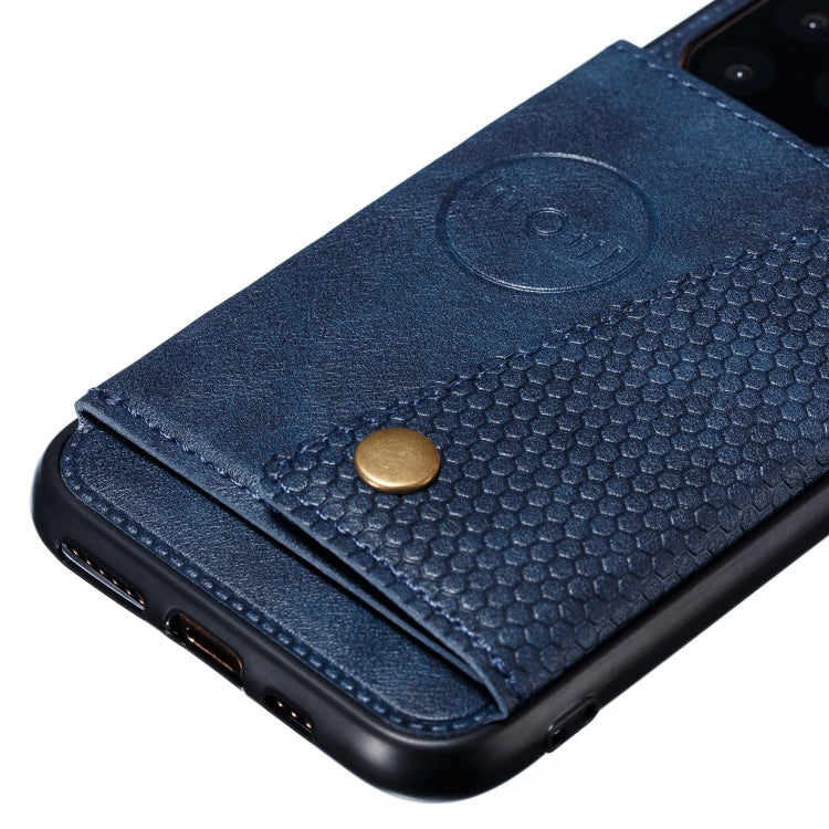 For iPhone 12 / 12 Pro Leather Protective Case with Holder & Card Slots