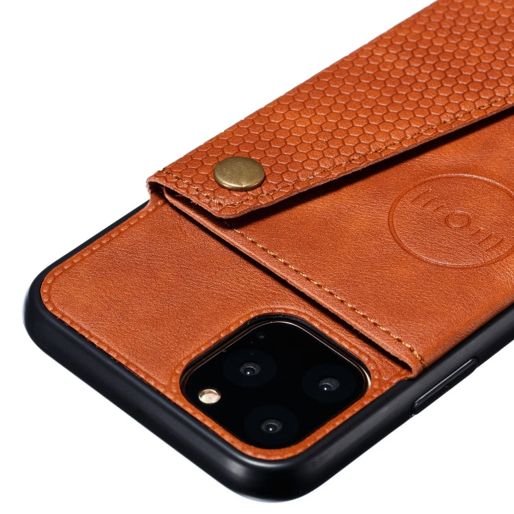For iPhone 12 / 12 Pro Leather Protective Case with Holder & Card Slots