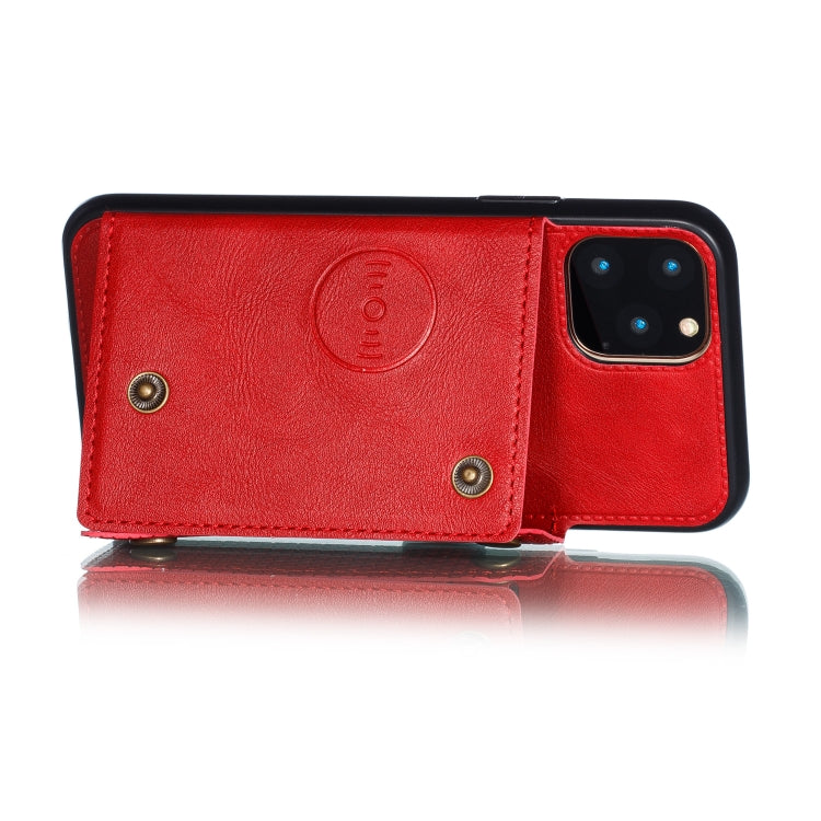 For iPhone 12 Pro Max Leather Protective Case with Holder & Card Slots