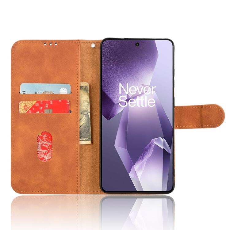 For OnePlus Ace 5 / Ace 5 Pro Skin Feel Magnetic Flip Leather Phone Case