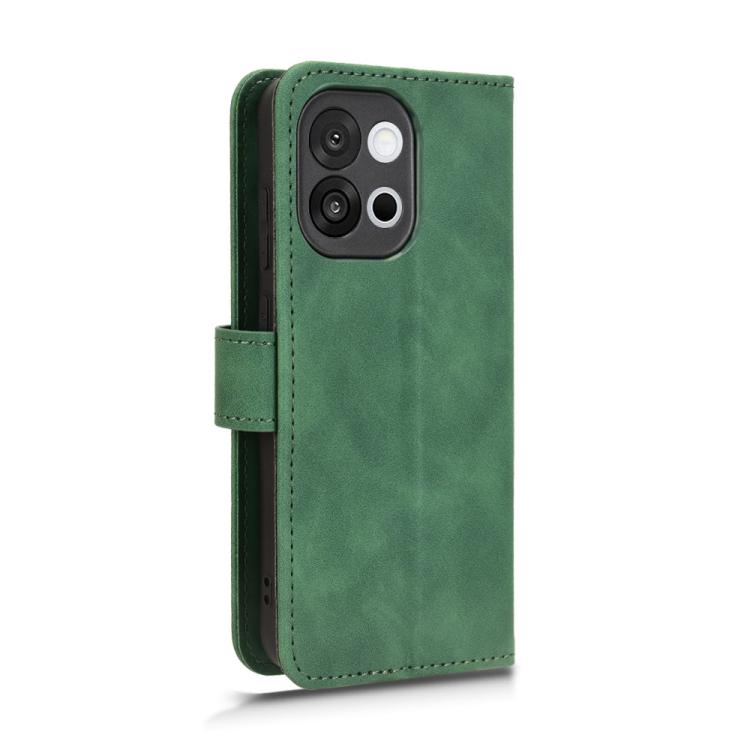 For OnePlus 13T Skin Feel Magnetic Flip Leather Phone Case