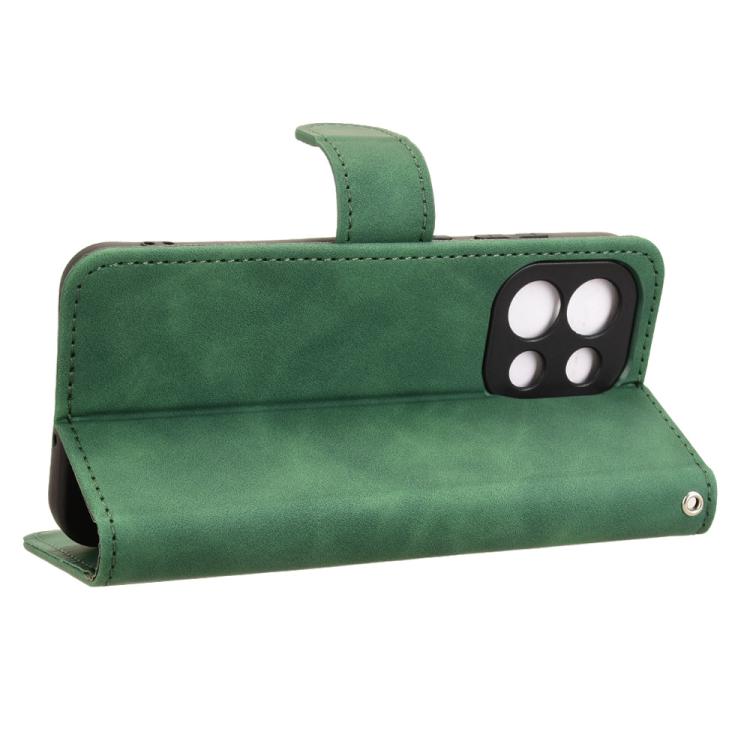 For OnePlus 13T Skin Feel Magnetic Flip Leather Phone Case