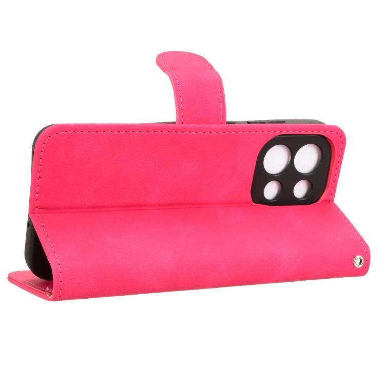 For OnePlus 13T Skin Feel Magnetic Flip Leather Phone Case