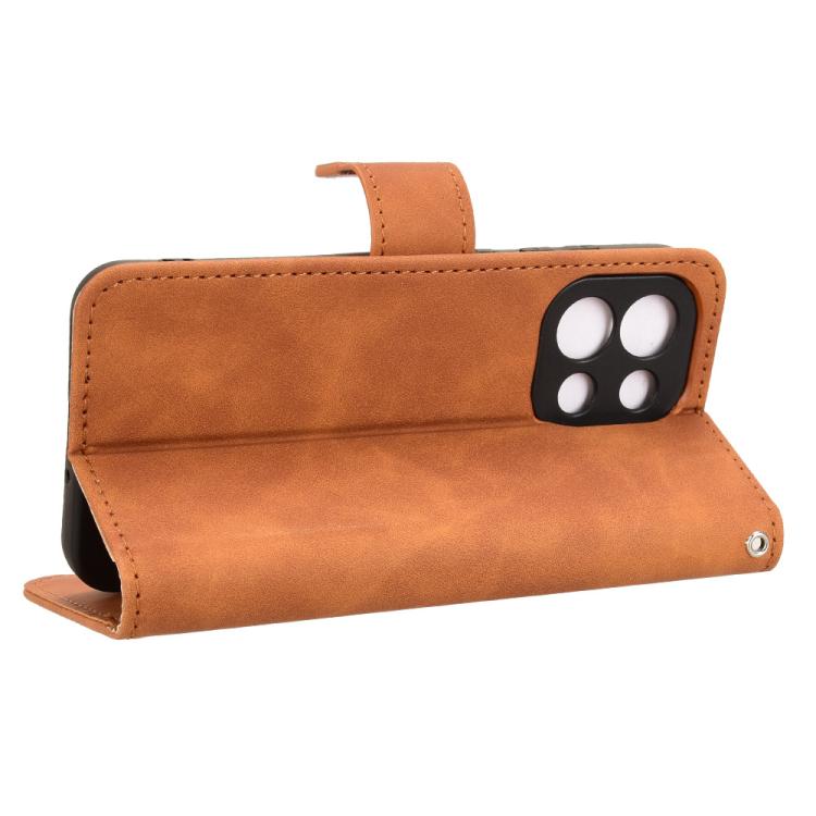 For OnePlus 13T Skin Feel Magnetic Flip Leather Phone Case