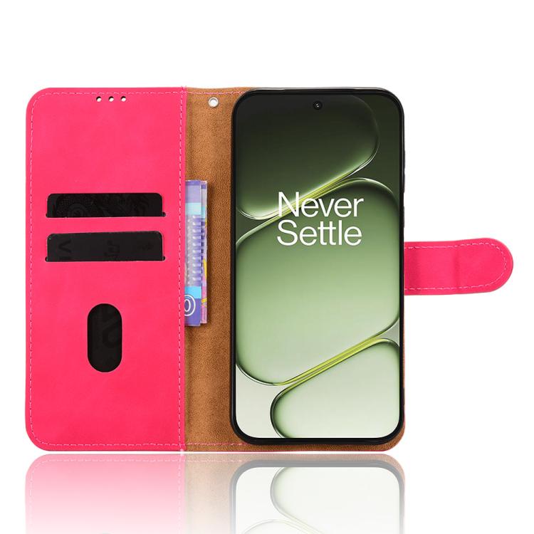 For OnePlus Turbo 6 / Nord 6 Skin Feel Magnetic Flip Leather Phone Case