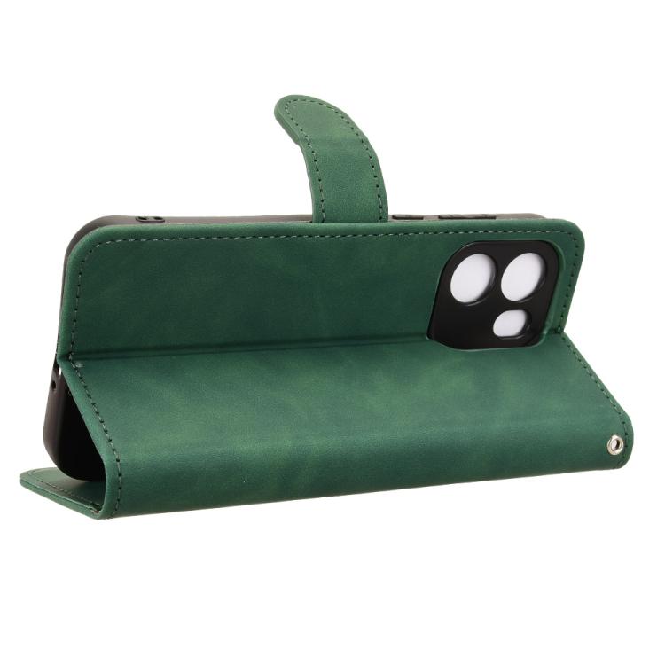 For OnePlus Turbo 6V Skin Feel Magnetic Flip Leather Phone Case