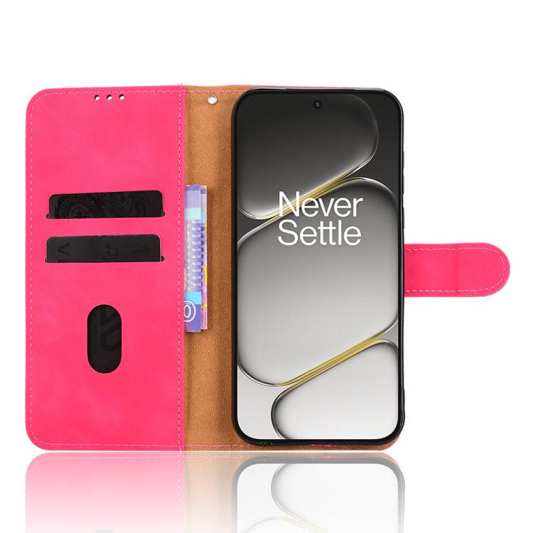 For OnePlus Turbo 6V Skin Feel Magnetic Flip Leather Phone Case