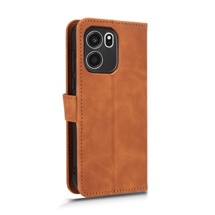 For OnePlus Turbo 6V Skin Feel Magnetic Flip Leather Phone Case