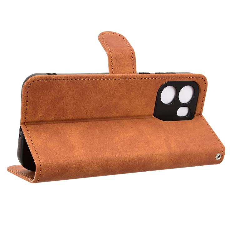 For OnePlus Turbo 6V Skin Feel Magnetic Flip Leather Phone Case