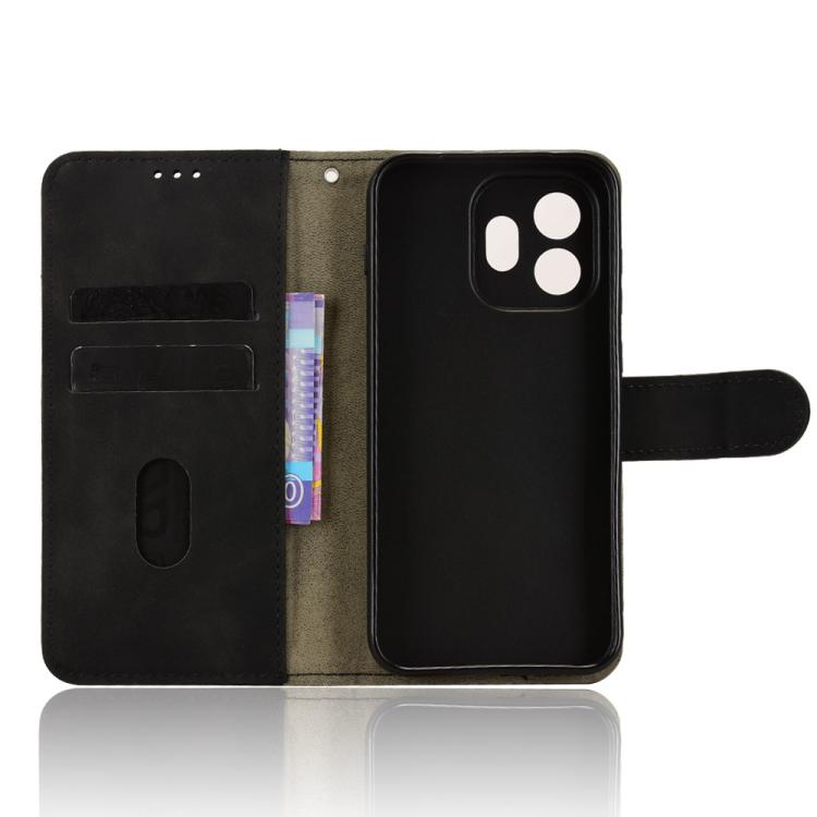 For OnePlus 15T Skin Feel Magnetic Flip Leather Phone Case