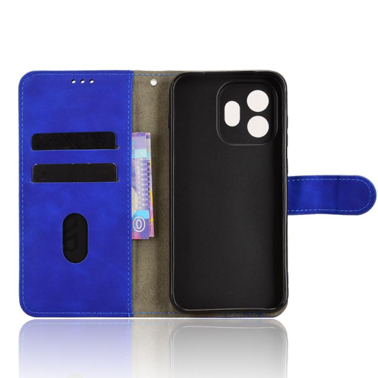 For OnePlus 15T Skin Feel Magnetic Flip Leather Phone Case