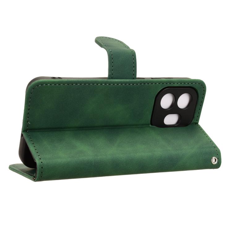 For OnePlus 15T Skin Feel Magnetic Flip Leather Phone Case