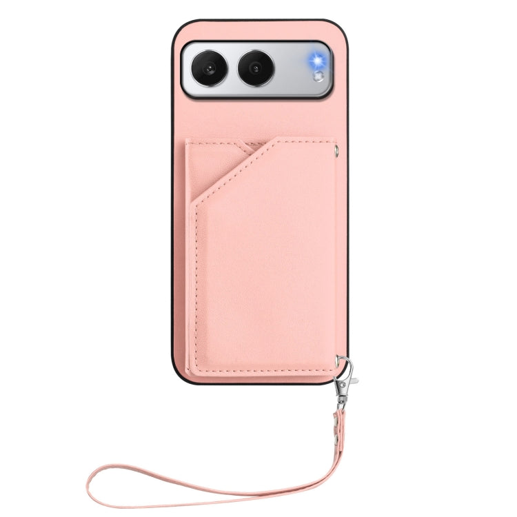 For OnePlus Nord 4 Skin Feel Four Card Slots Phone Case with Wrist Strap