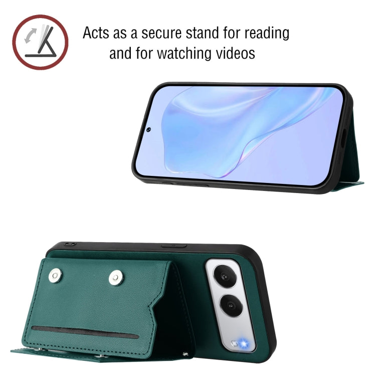 For OnePlus Nord 4 Skin Feel Four Card Slots Phone Case with Wrist Strap
