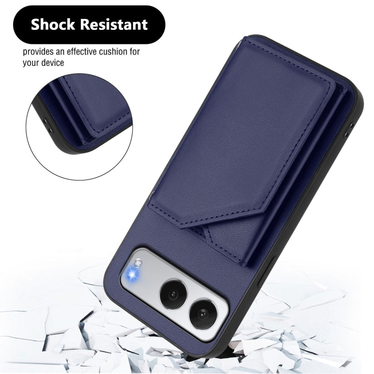 For OnePlus Nord 4 Skin Feel Four Card Slots Phone Case with Wrist Strap