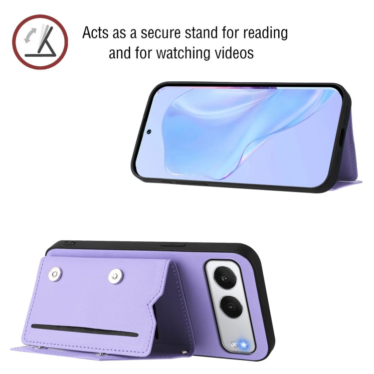 For OnePlus Nord 4 Skin Feel Four Card Slots Phone Case with Wrist Strap