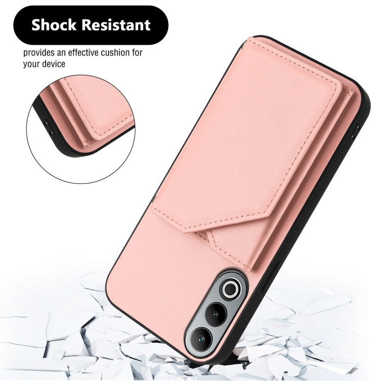 For OnePlus Nord CE4 Skin Feel Four Card Slots Phone Case with Wrist Strap