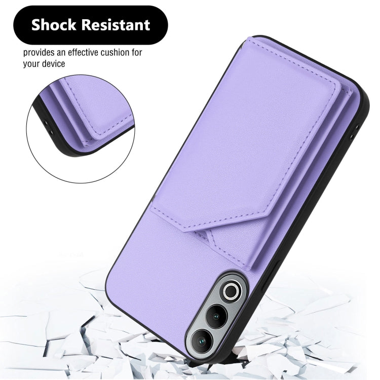 For OnePlus Nord CE4 Skin Feel Four Card Slots Phone Case with Wrist Strap