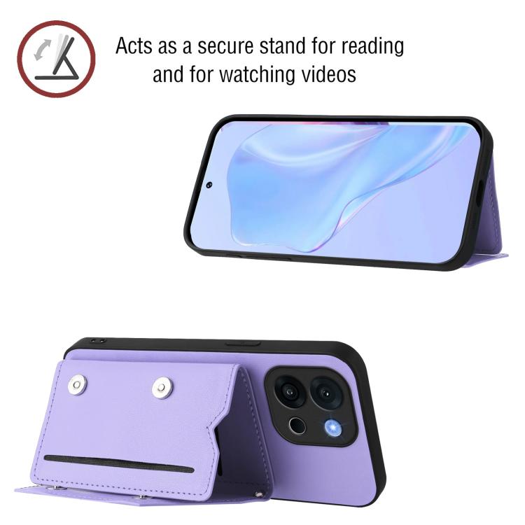 For OnePlus 13T Skin Feel Four Card Slots Phone Case with Wrist Strap