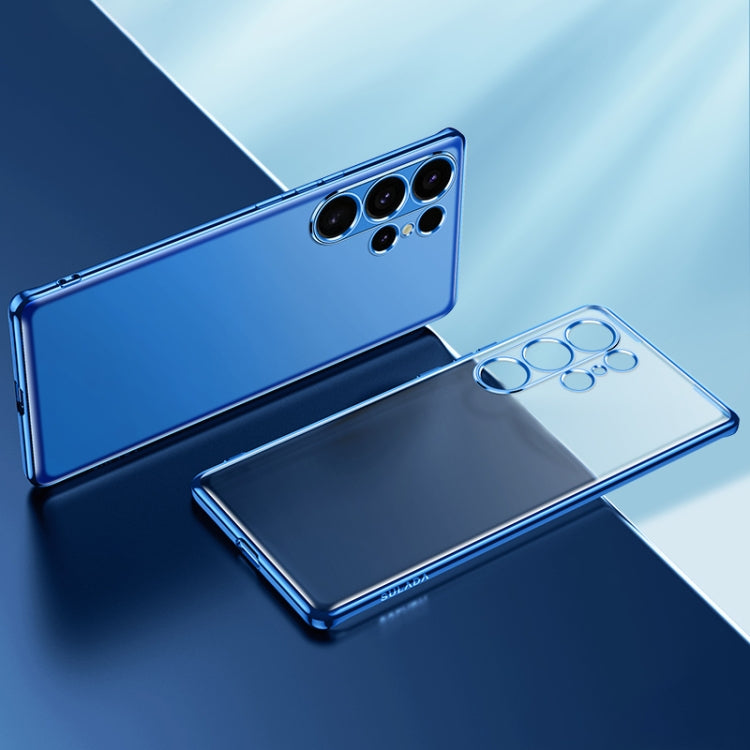 For Samsung Galaxy S25 Ultra 5G SULADA Electroplating Frosted TPU Phone Case