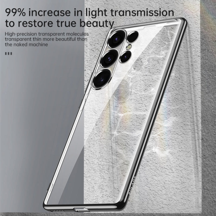 For Samsung Galaxy S25+ 5G SULADA Electroplating Frosted TPU Phone Case