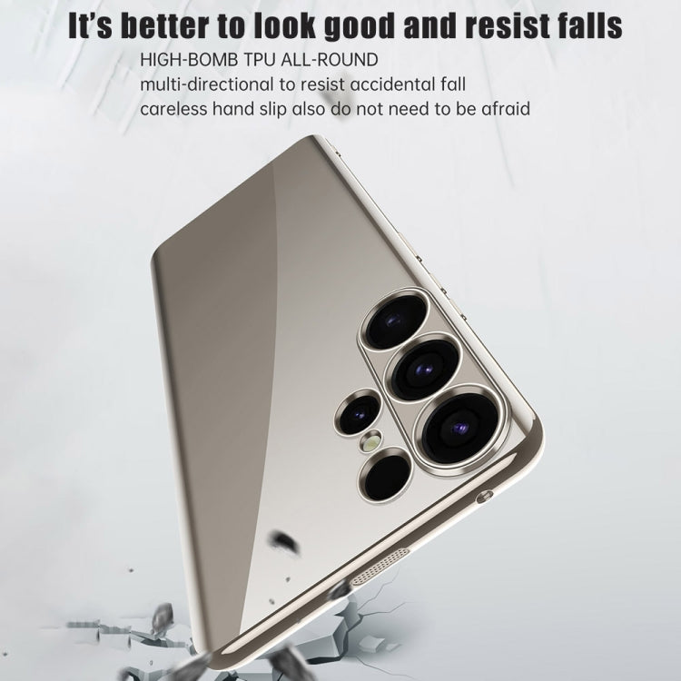 For Samsung Galaxy S25+ 5G SULADA Electroplating Frosted TPU Phone Case