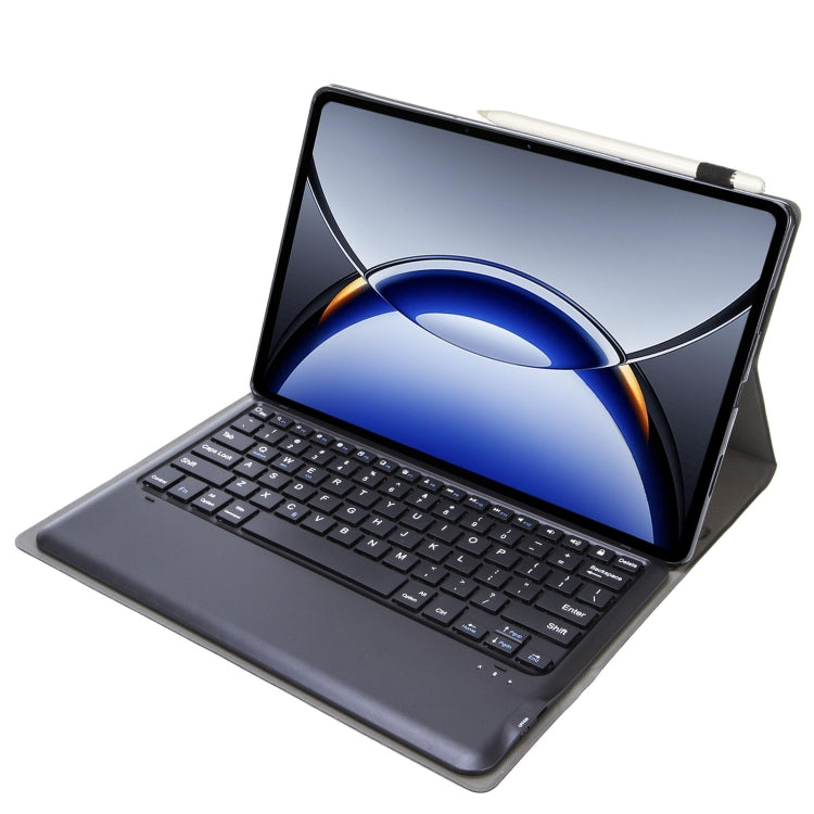 For OPPO Pad 3 12.1inch OP15 TPU Ultra-thin Detachable Bluetooth Keyboard Leather Case
