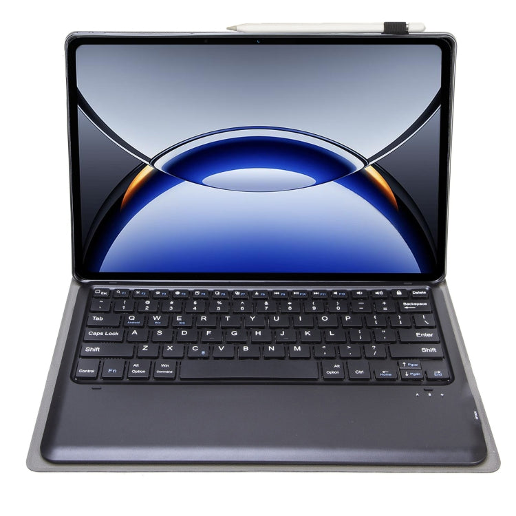 For OPPO Pad 3 12.1inch OP15-A TPU Ultra-thin Detachable Bluetooth Keyboard Leather Case with Touchpad