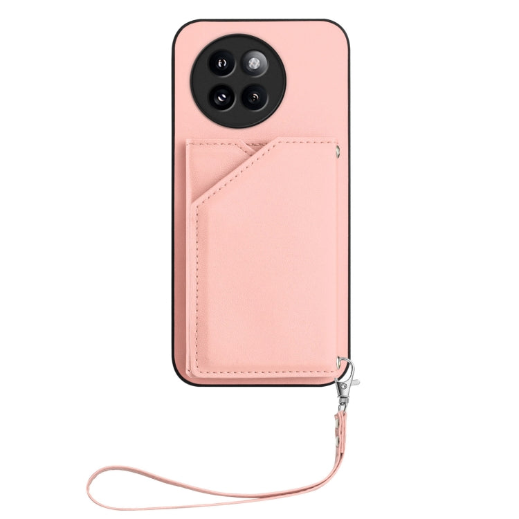 For Xiaomi Civi 4 Pro Skin Feel Four Card Slots Phone Case with Wrist Strap