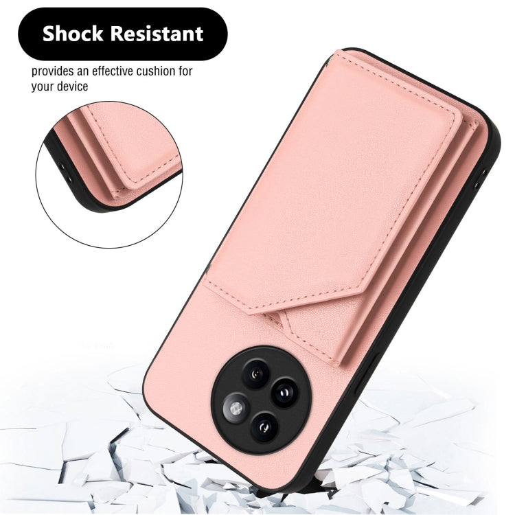 For Xiaomi Civi 4 Pro Skin Feel Four Card Slots Phone Case with Wrist Strap
