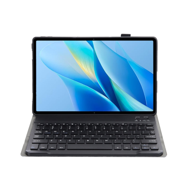 For vivo Pad Air / iQOO Pad 11.5 inch AV13 TPU Ultra-thin Detachable Bluetooth Keyboard Leather Case - Black