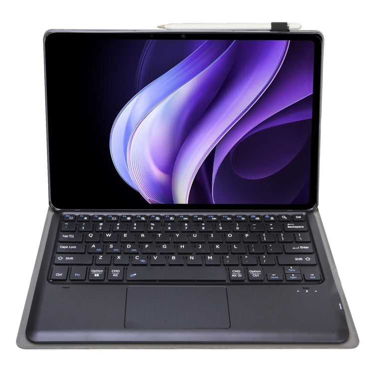 For vivo Pad3 12.1 inch AV10-A TPU Ultra-thin Detachable Bluetooth Keyboard Leather Case with Touchpad